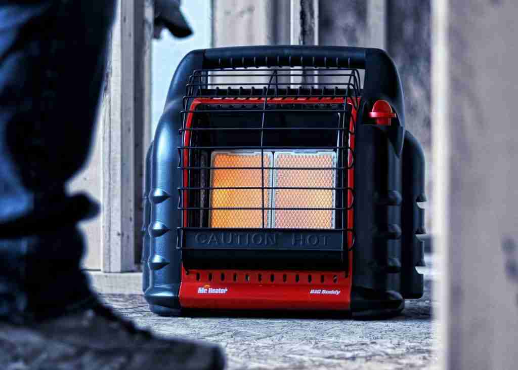 The Mr. Buddy Portable Propane Heater, one of the best garage heaters.