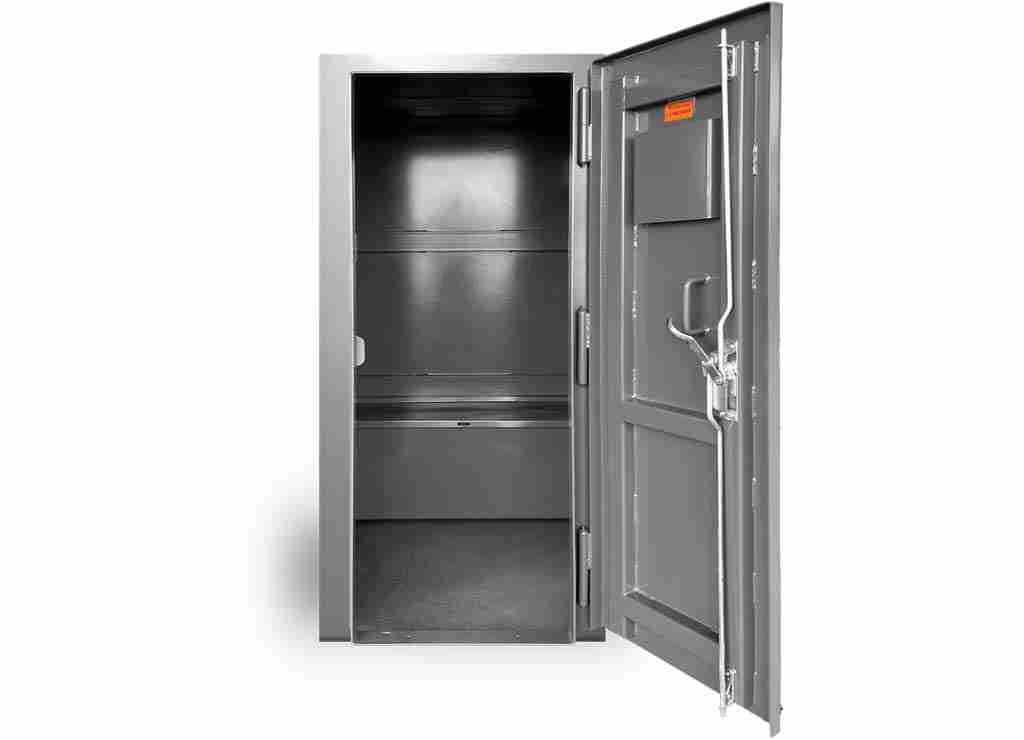 The inside of a Survive-A-Storm Extreme Above-Ground Storm Shelter